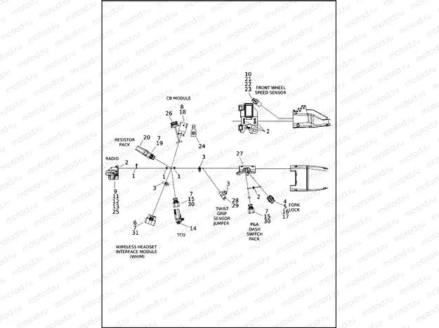 WIRING HARNESS, MAIN (2 OF 10)