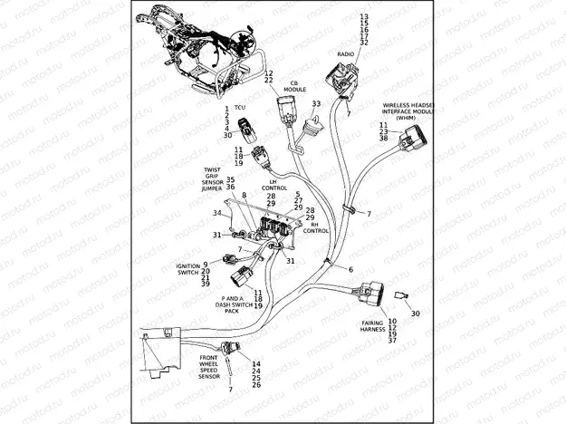 WIRING HARNESS, MAIN (2 OF 10)