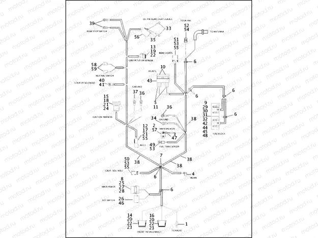 WIRING HARNESS, MAIN (2 OF 2)