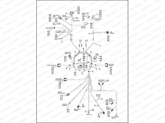 WIRING HARNESS, MAIN (2 OF 2)