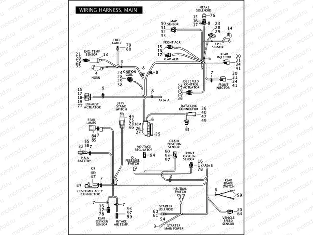 WIRING HARNESS, MAIN (2 OF 2)