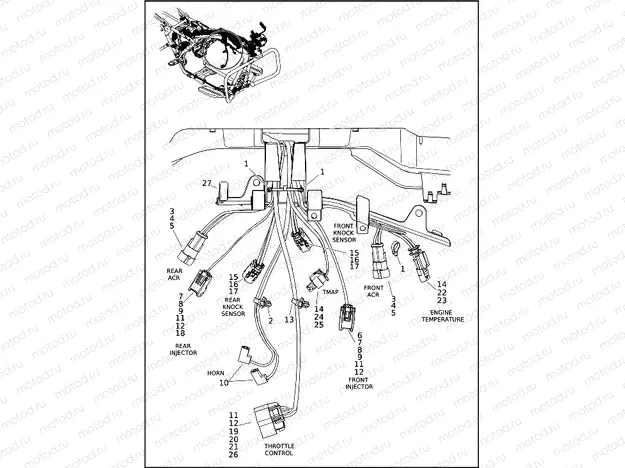 WIRING HARNESS, MAIN (3 OF 10)