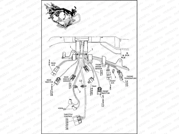 WIRING HARNESS, MAIN (3 OF 10)