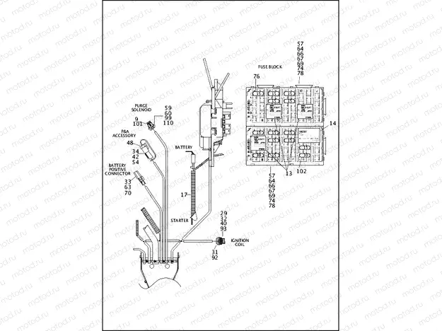 WIRING HARNESS, MAIN (3 OF 5)