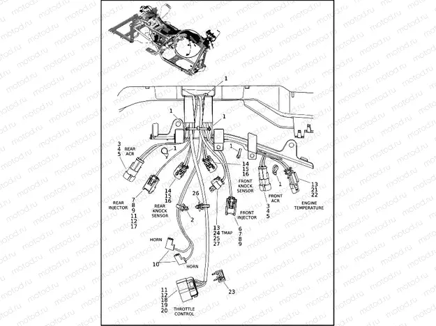 WIRING HARNESS, MAIN - (3 OF 9)
