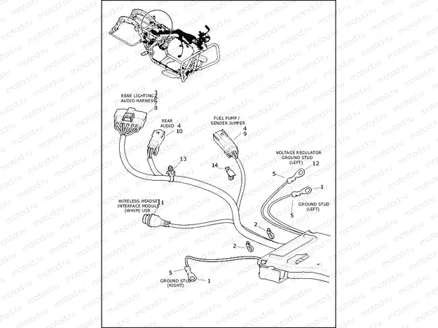 WIRING HARNESS, MAIN (5 OF 10)