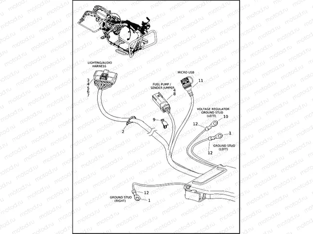 WIRING HARNESS, MAIN (5 OF 10)