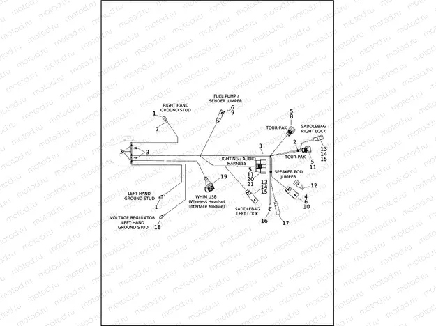 WIRING HARNESS, MAIN (5 OF 10)
