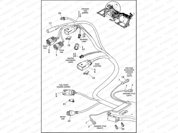 WIRING HARNESS, MAIN - (5 OF 9)