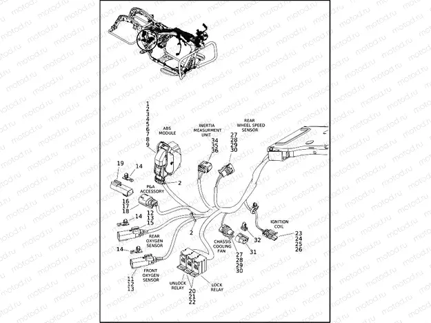 WIRING HARNESS, MAIN (7 OF 10)