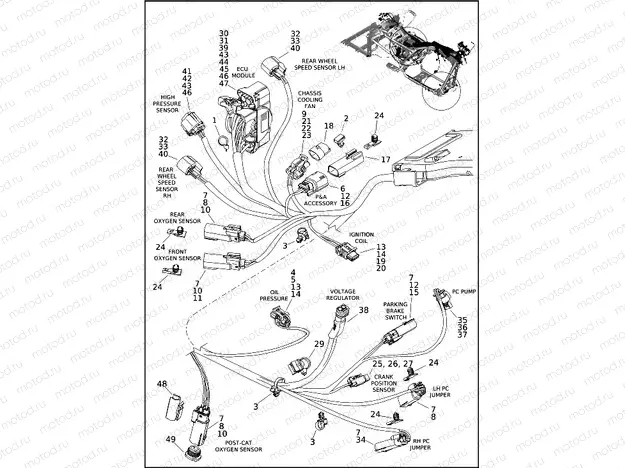 WIRING HARNESS, MAIN - (7 OF 9)