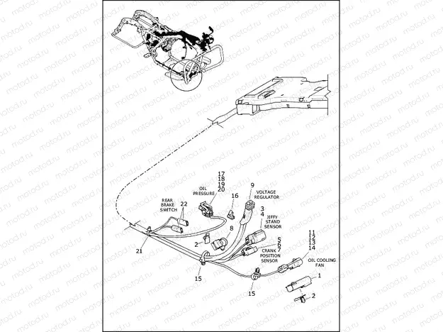 WIRING HARNESS, MAIN (8 OF 10)