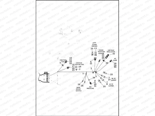 WIRING HARNESS, MAIN (8 OF 10)