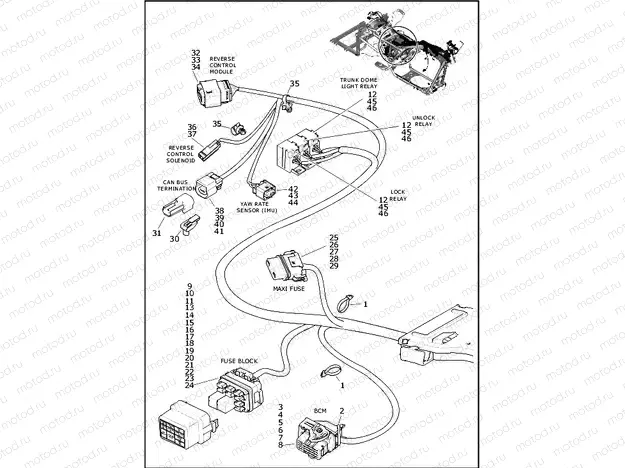 WIRING HARNESS, MAIN - (8 OF 9)