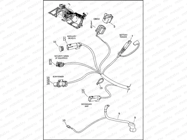 WIRING HARNESS, MAIN - (9 OF 9)
