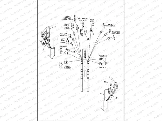 WIRING HARNESS, MAIN, ABS (1 OF 5)