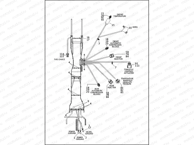WIRING HARNESS, MAIN, ABS (2 OF 5)