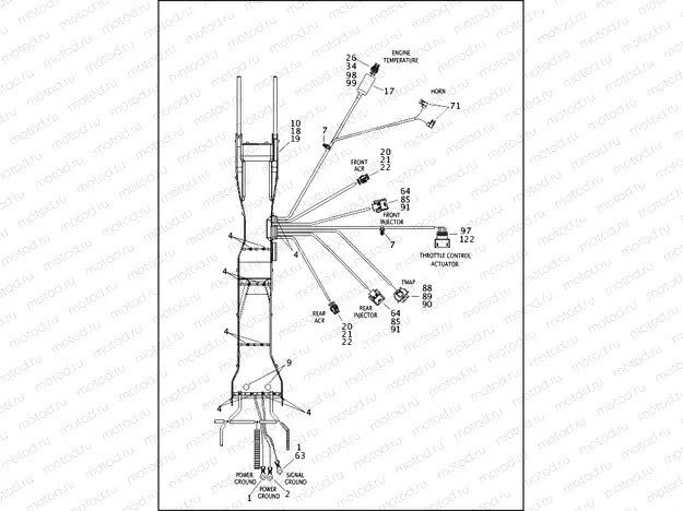 WIRING HARNESS, MAIN, ABS (2 OF 5)