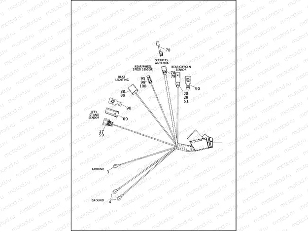 WIRING HARNESS, MAIN, ABS (2 OF 6)