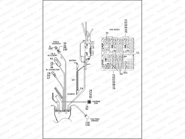 WIRING HARNESS, MAIN, ABS (3 OF 5)