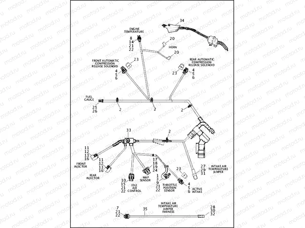 WIRING HARNESS, MAIN, ABS (5 OF 5)