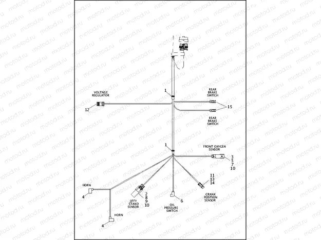 WIRING HARNESS, MAIN, ABS (5 OF 5)