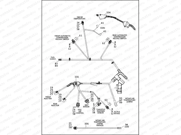 WIRING HARNESS, MAIN, ABS (5 OF 6)