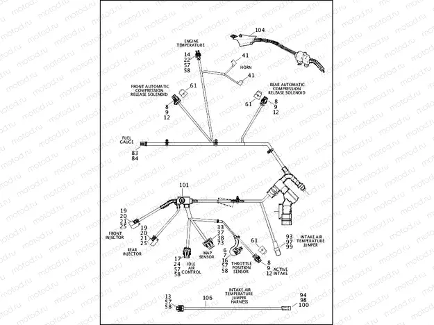WIRING HARNESS, MAIN, ABS (5 OF 6)