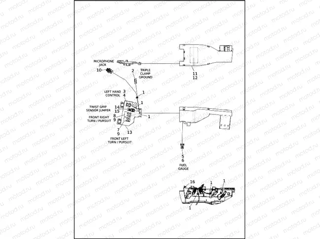 WIRING HARNESS, MAIN, ABS - FLHP (1 OF 9)