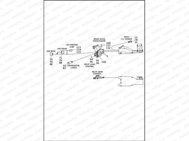 WIRING HARNESS, MAIN, ABS - FLHP (2 OF 8)