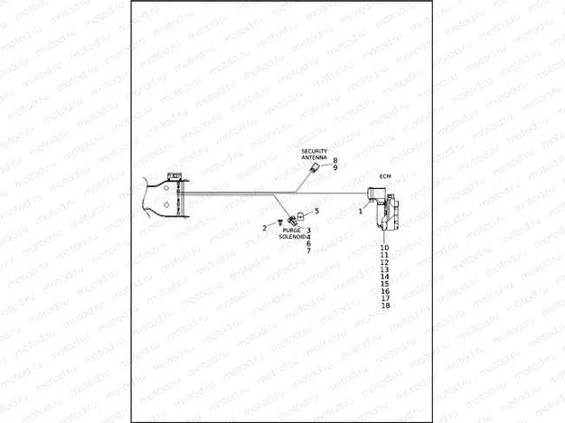 WIRING HARNESS, MAIN, ABS - FLHP (4 OF 9)