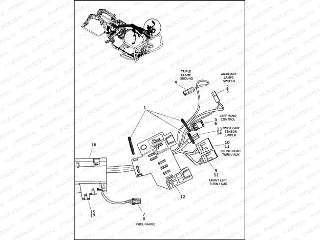 WIRING HARNESS, MAIN, ABS - FLHRXS (1 OF 10)