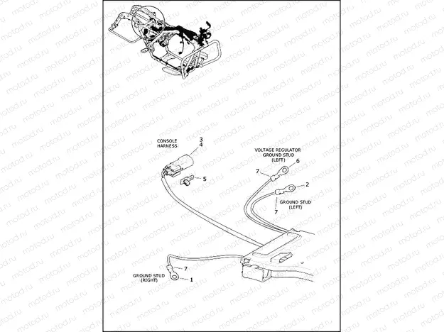WIRING HARNESS, MAIN, ABS - FLHRXS (5 OF 10)