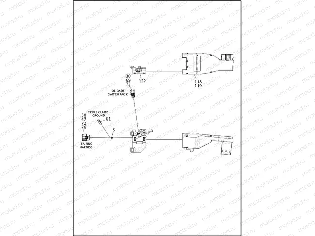 WIRING HARNESS, MAIN, ABS - FLHTP (1 OF 8)