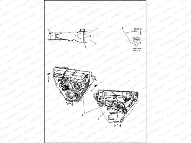 WIRING HARNESS, MAIN, ABS - FLHTP (6 OF 9)
