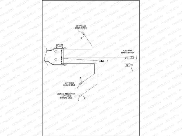 WIRING HARNESS, MAIN, ABS - FLHX AND FLHXS (5 OF 8)