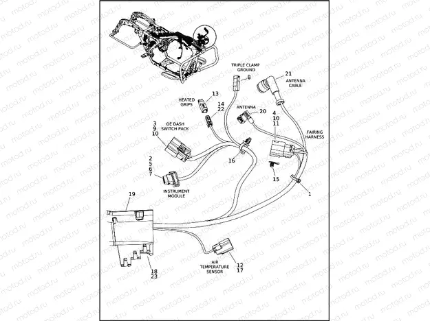 WIRING HARNESS, MAIN, ABS - FLTRK (1 OF 10)