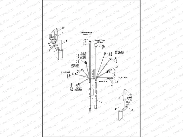 WIRING HARNESS, MAIN, ABS - FXSB (1 OF 5)