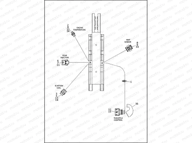 WIRING HARNESS, MAIN, ABS - FXSB (2 OF 5)