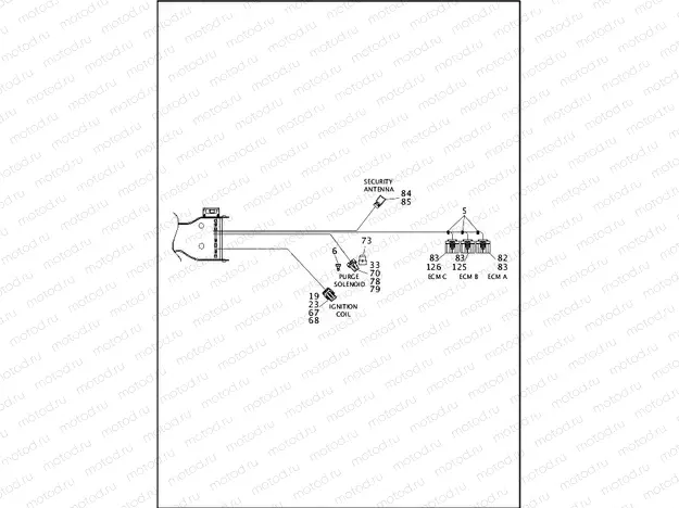 WIRING HARNESS, MAIN, ABS (NON-FAIRING MODELS) (4 OF 8)