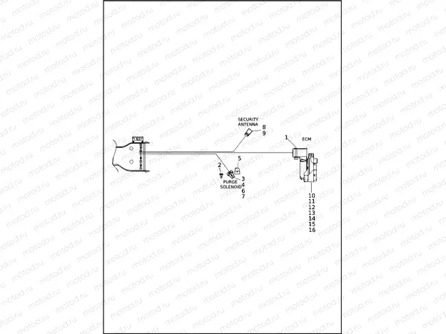 WIRING HARNESS, MAIN - FLHTCUTG (4 OF 9)