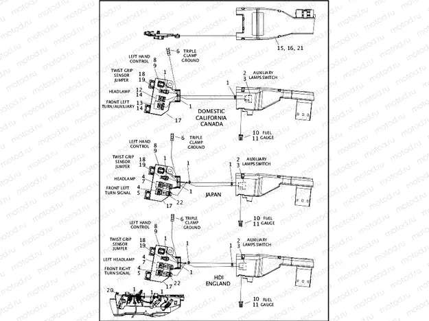 WIRING HARNESS, MAIN - FLRT (1 OF 8)