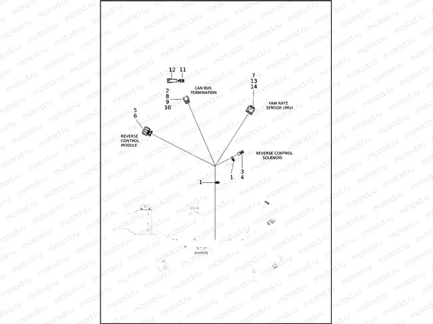 WIRING HARNESS, MAIN - FLRT (10 OF 10)
