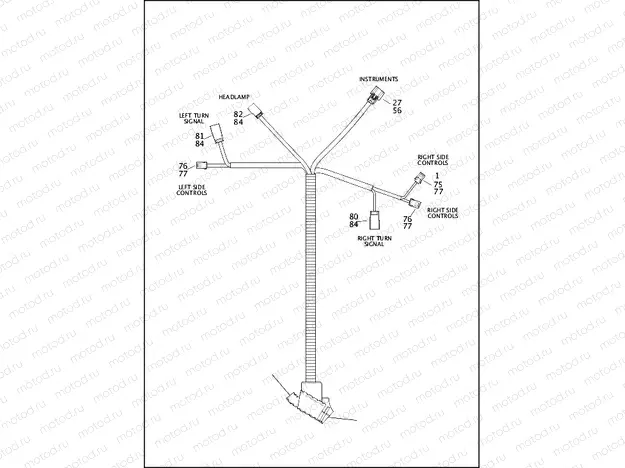 WIRING HARNESS, MAIN, NON-ABS (1 OF 5)
