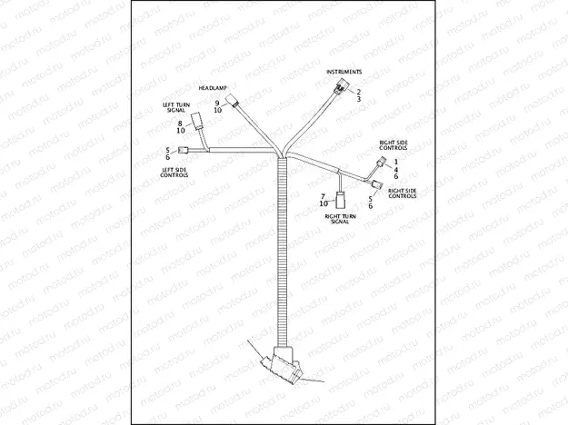 WIRING HARNESS, MAIN, NON-ABS (1 OF 7)