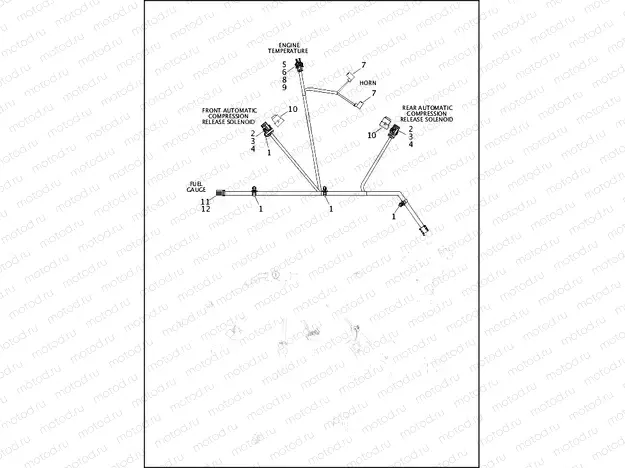 WIRING HARNESS, MAIN, NON-ABS (7 OF 7)