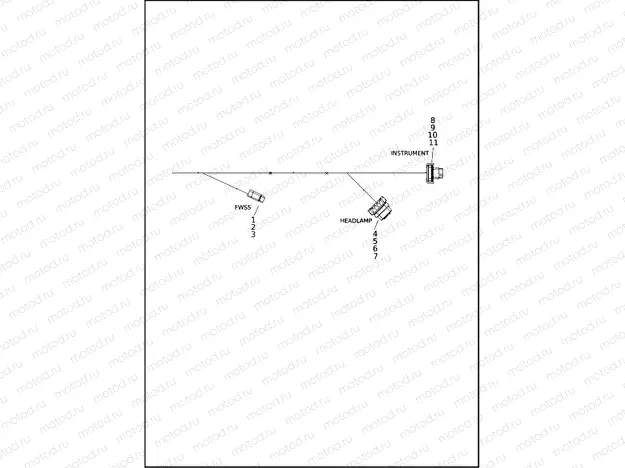 WIRING HARNESS, MAIN RH975 (4 OF 6)