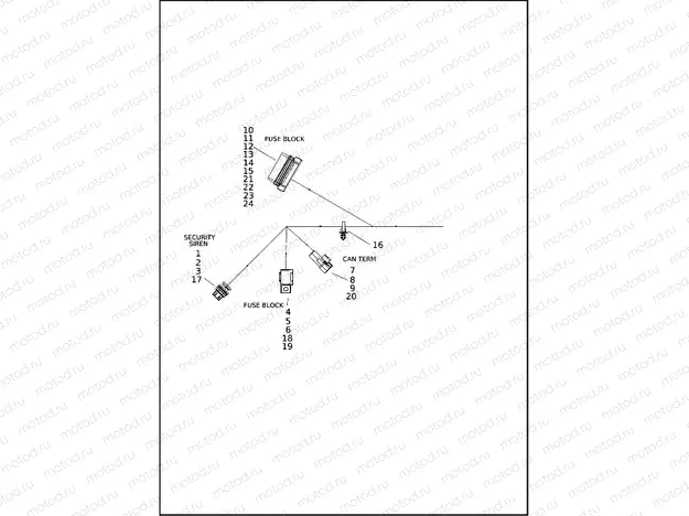 WIRING HARNESS, MAIN RH975 (6 OF 6)