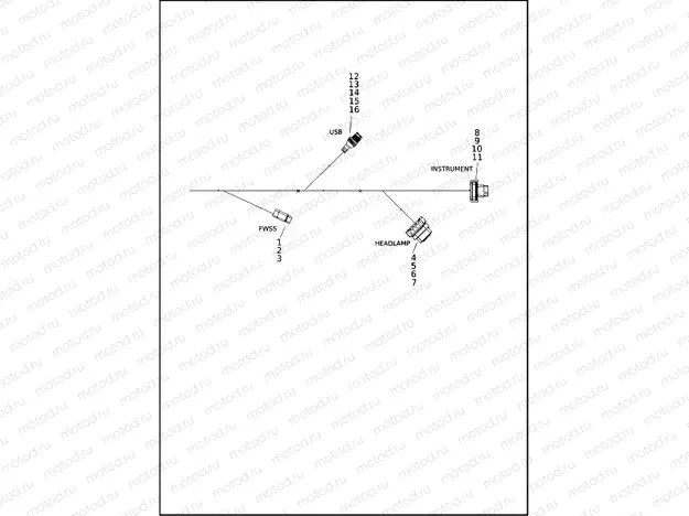 WIRING HARNESS, MAIN RH975S (4 OF 6)