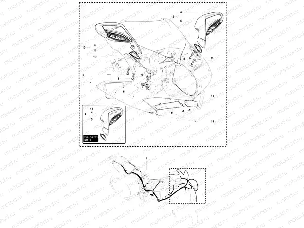 Wiring Harness - Mirrors